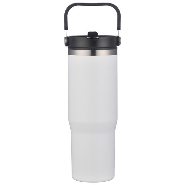 Oreno Stainless Steel & Polypropylene Travel Tumbler, 30oz.