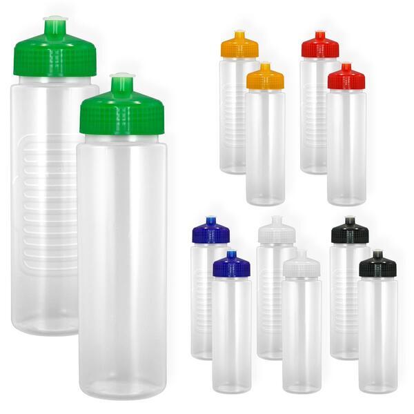 Sporty Debossed Water Grip Bottle,  24 oz.