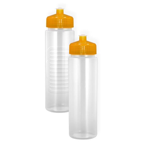 Sporty Debossed Water Grip Bottle,  24 oz.
