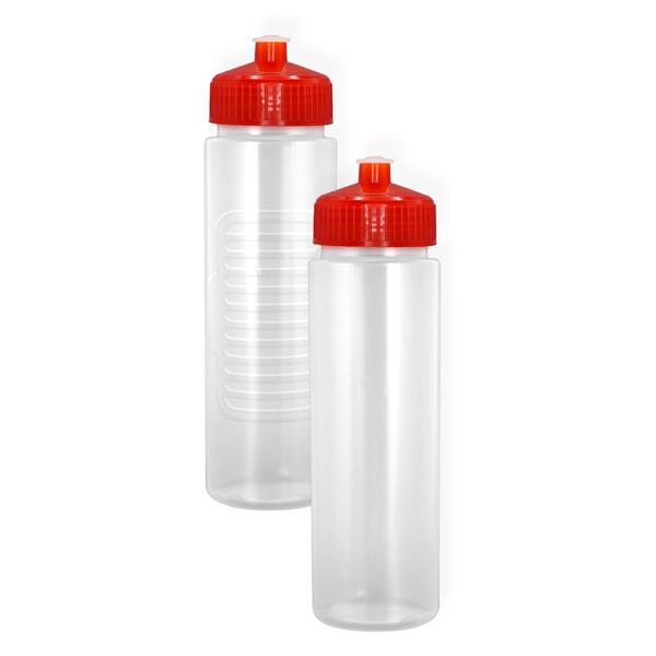 Sporty Debossed Water Grip Bottle,  24 oz.