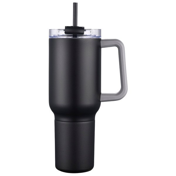 Novo Vacuum Insulated Stainless Steel Mug & Screw-On Can Cooler Combo, 20oz.