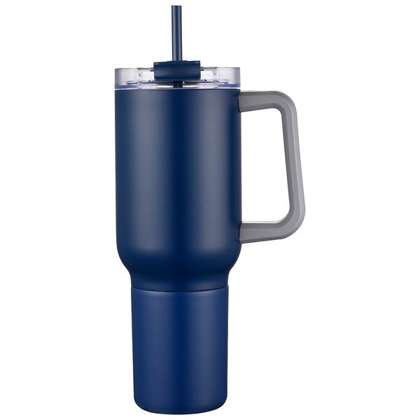 Novo Vacuum Insulated Stainless Steel Mug & Screw-On Can Cooler Combo, 20oz.