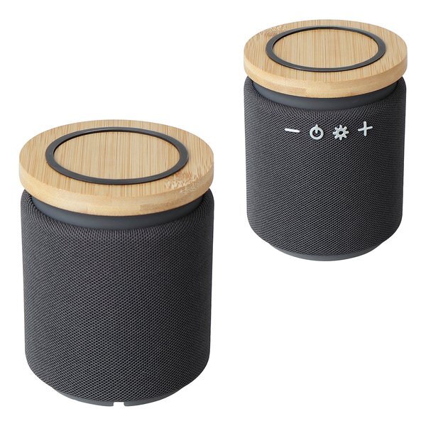 Bamboo Wireless Speaker & 10W Wireless Charger