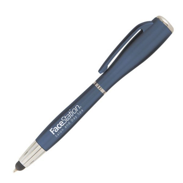 Nova Touch Stylus & LED Flashlight Metallic Ballpoint Pen