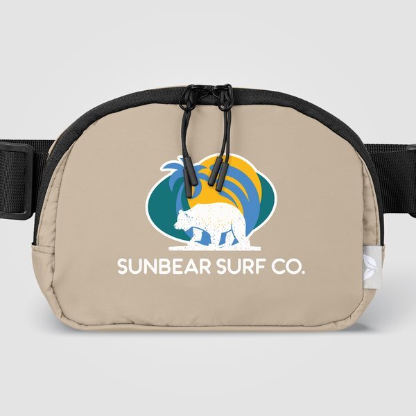 Taiga rPET Nylon Zippered Waist Bag