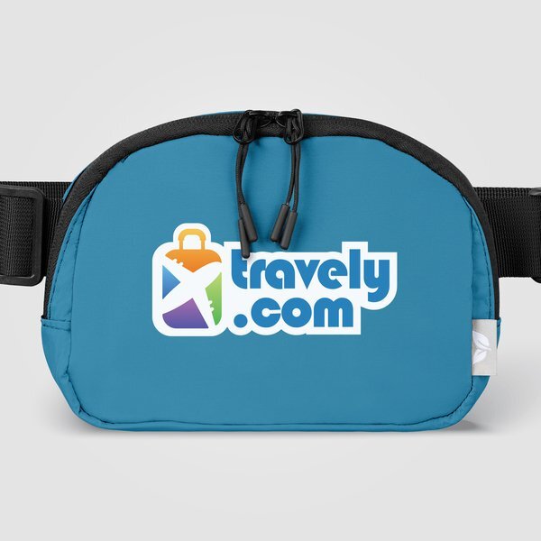 Taiga rPET Nylon Zippered Waist Bag