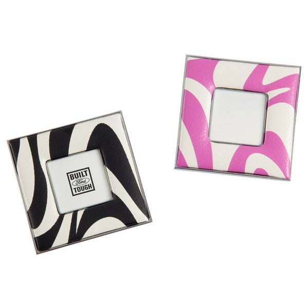 Stylish Zebra Print Mirror w/ Purse Pouch