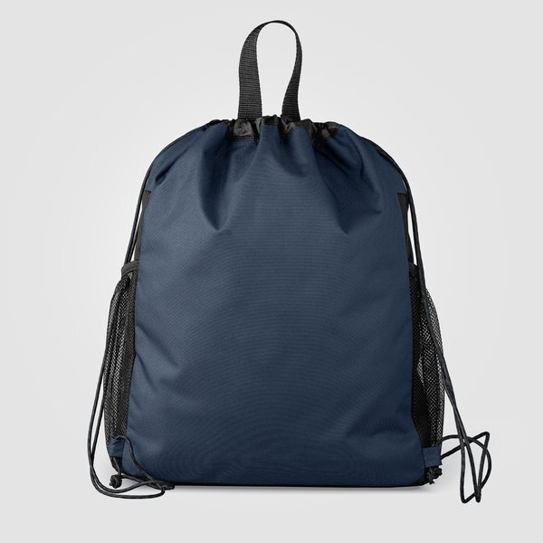 Jotun Recycled Polyester Pocketed Drawstring Bag