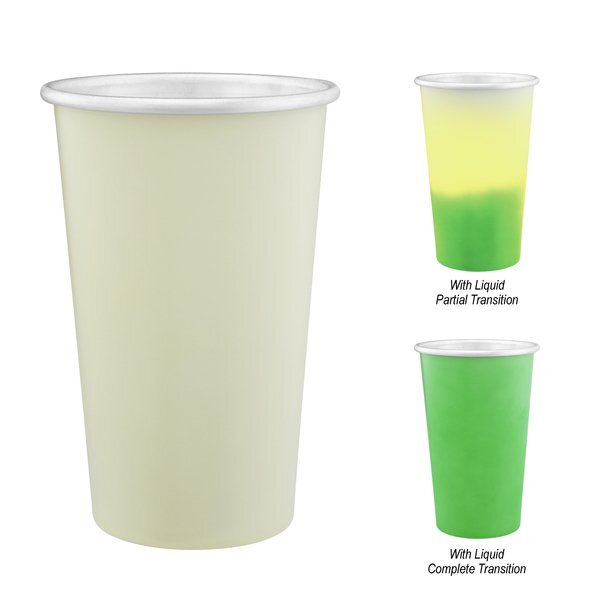 Mood Color-Changing Recycled Aluminum Cup, 15oz.