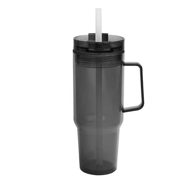 Intrepid Recycled AS Double Wall Tumbler w/ Straw, 40oz.