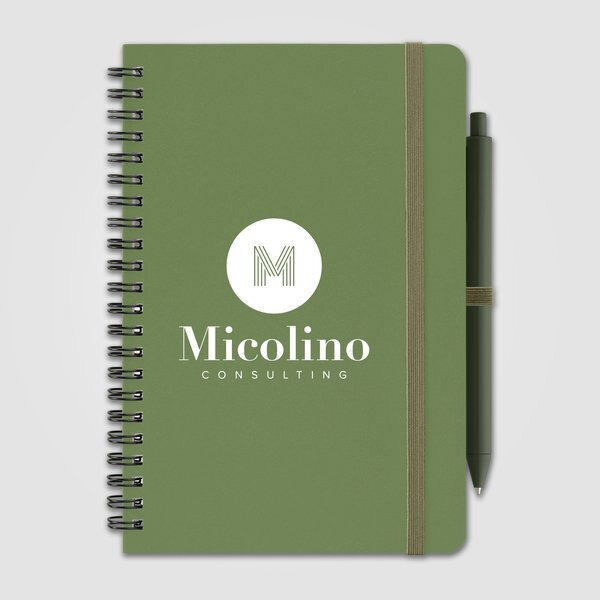 Höga Repreve Spiral Jotter Notepad & Retractable Pen Set, 5.59" x 7.87"