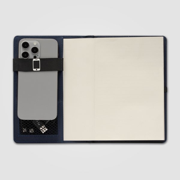 Coastal Threads Repreve Tech Organizer Notebook, 8.46" x 5.51"