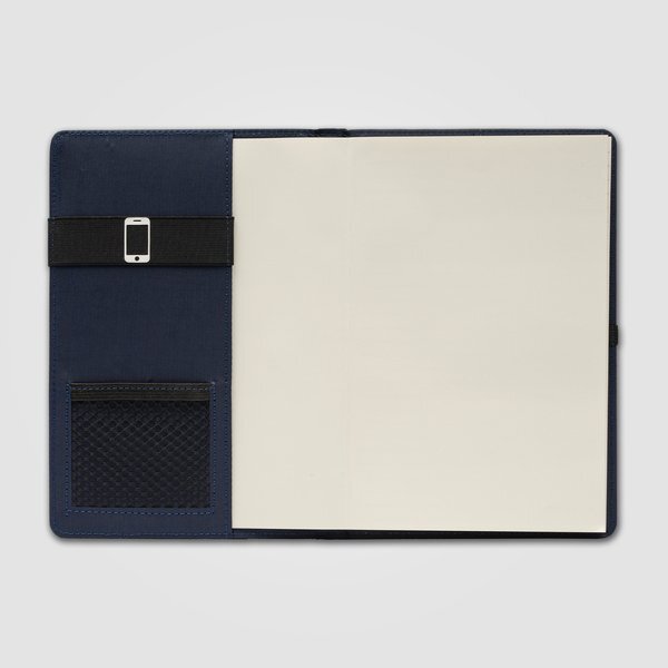 Coastal Threads Repreve Tech Organizer Notebook, 8.46" x 5.51"