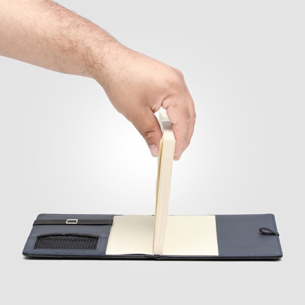 Coastal Threads Repreve Tech Organizer Notebook, 8.46" x 5.51"