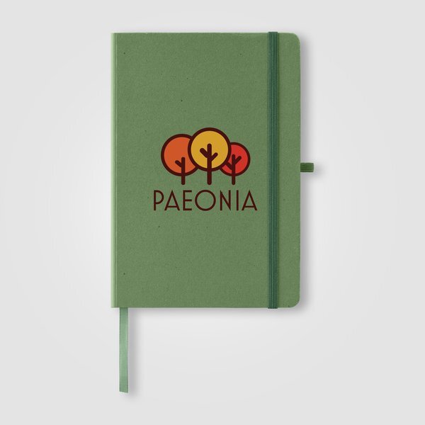 Terra Recycled Milk Carton Hard Cover Notebook, 5.83" x 8.27"