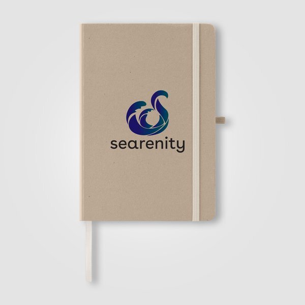 Terra Recycled Milk Carton Hard Cover Notebook, 5.83" x 8.27"