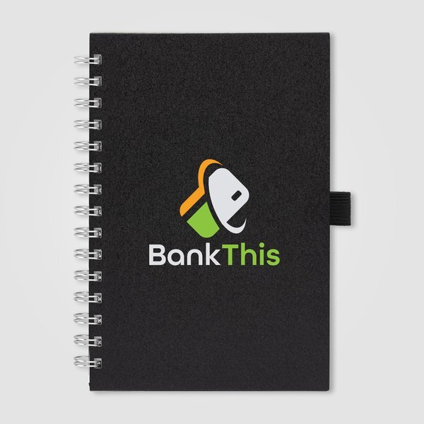 Terra Recycled Milk Carton Hard Cover Spiral Notebook, 8.27" x 5.83"