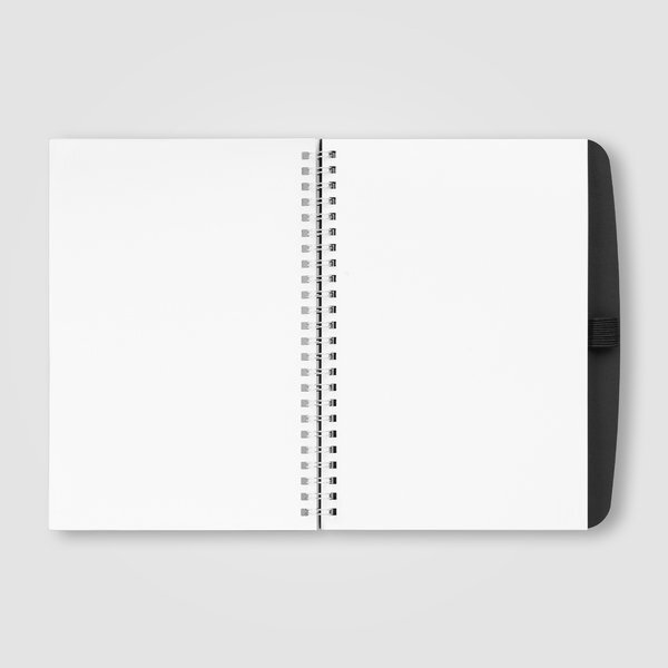 SimpliColor Hard Cover Spiral Notebook, 6" x 8.50"