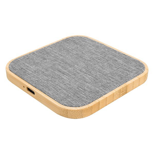Bamboo & rPET Fabric Wireless Charger