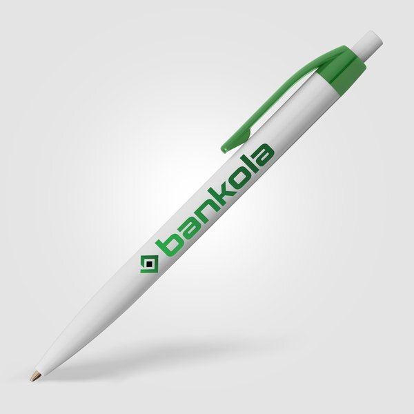 ColorFlow Recycled Retractable Plastic Pen