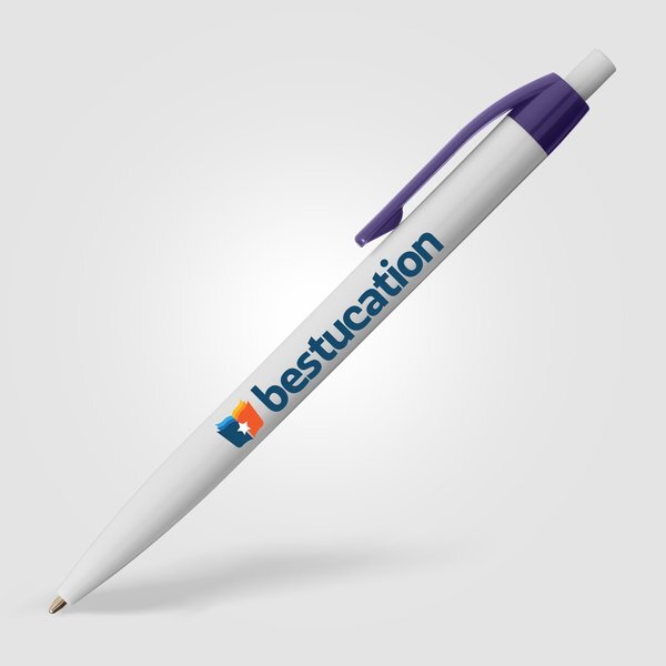 ColorFlow Recycled Retractable Plastic Pen