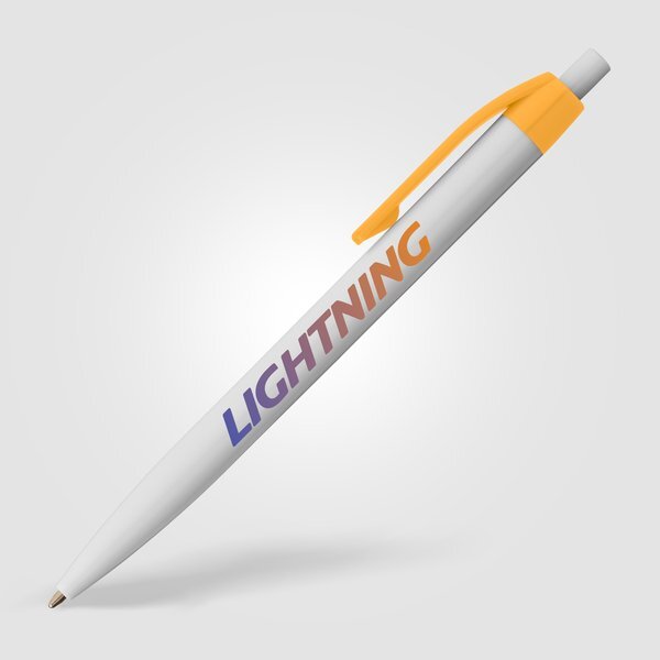 ColorFlow Recycled Retractable Plastic Pen