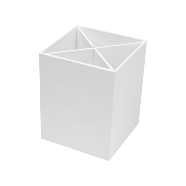 Four-Compartment Pen & Pencil Cup