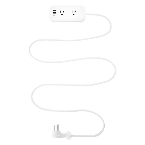 Compact Multi-Outlet Power Strip