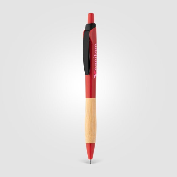 Crest Recycled Plastic Retractable Curvy Pen