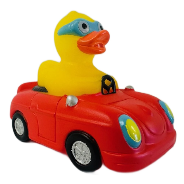 On the Go Racing Rubber Duck