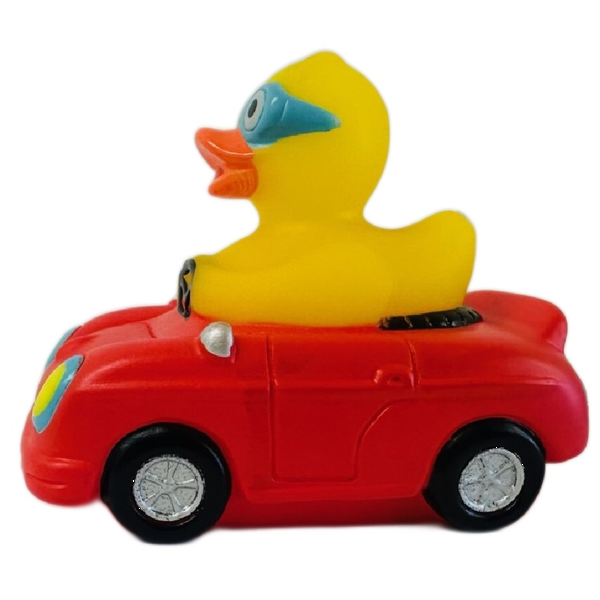 On the Go Racing Rubber Duck