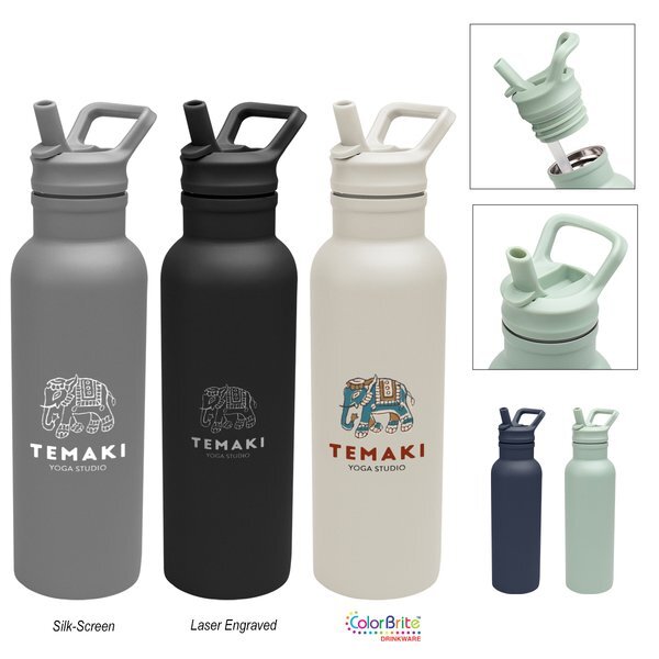 Hailey Recycled Stainless Steel Bottle, 17oz.