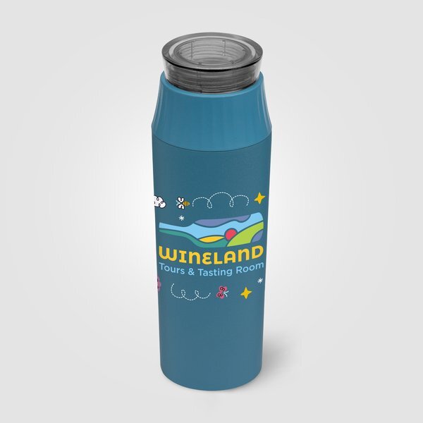 Majesty Recycled Stainless Steel Leakproof Lid Bottle, 20 oz.