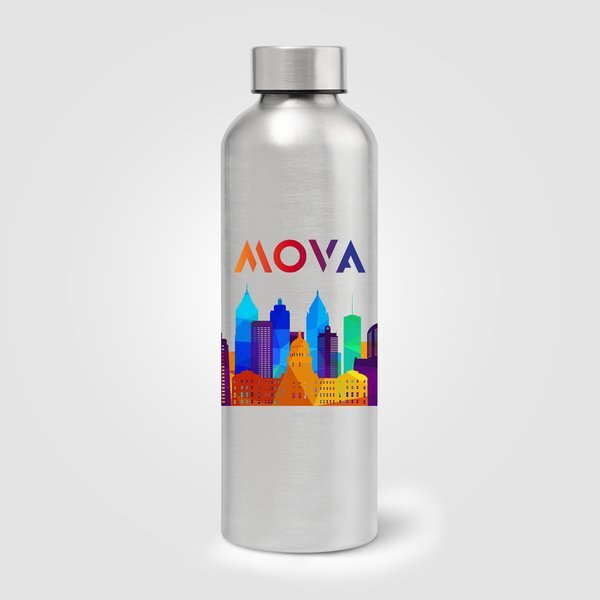 Astrid Recycled Aluminum Cooper Bottle, 24 oz.