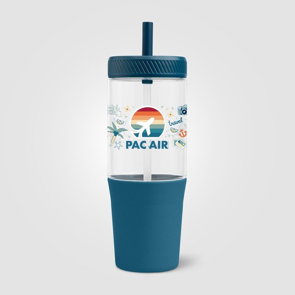 Polar Recycled Plastic Dual Tone Straw Tumbler, 40 oz.