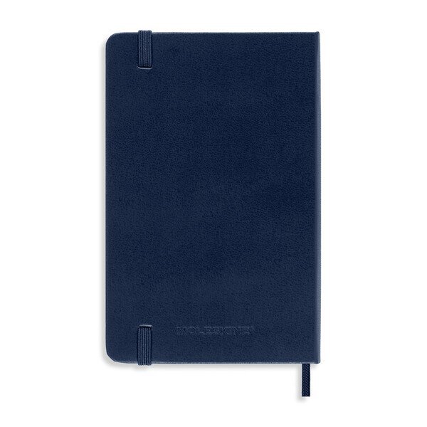 Moleskine® Hard Cover Ruled Pocket Notebook, 3-1/2" x 5-1/2"