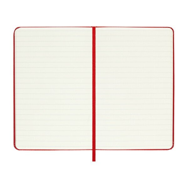 Moleskine® Hard Cover Ruled Pocket Notebook, 3-1/2" x 5-1/2"