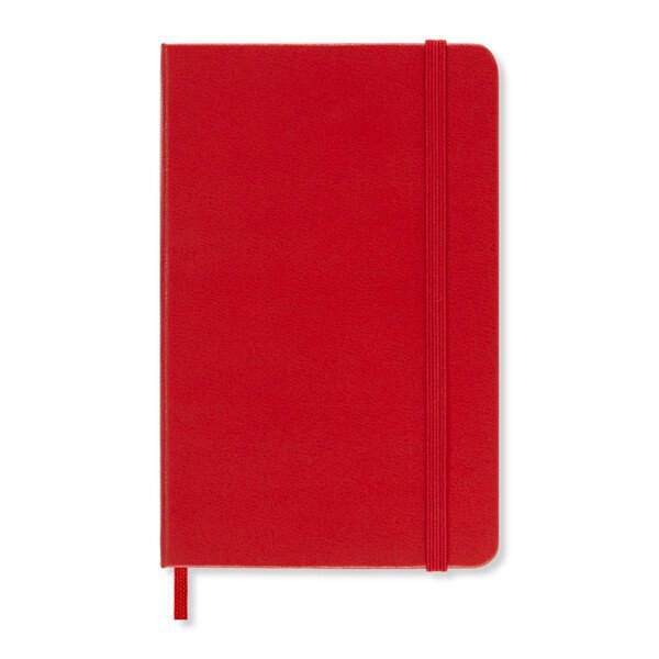 Moleskine® Hard Cover Ruled Pocket Notebook, 3-1/2" x 5-1/2"