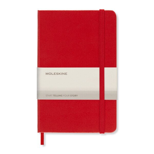 Moleskine® Hard Cover Ruled Pocket Notebook, 3-1/2" x 5-1/2"