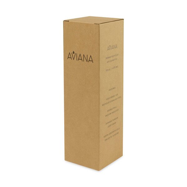 Aviana™ Rowan Recycled Vacuum Insulated Sip Lid Bottle, 16oz.