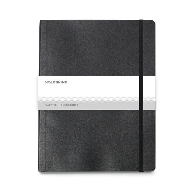 Moleskine® Soft Cover Ruled X-Large Notebook, 9-3/4" x 7-1/2"