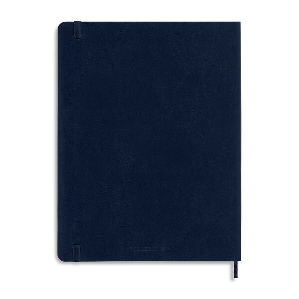 Moleskine® Soft Cover Ruled X-Large Notebook, 9-3/4" x 7-1/2"