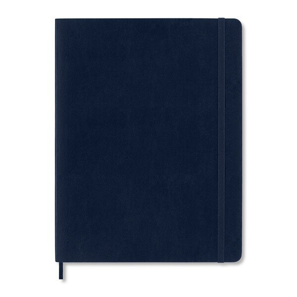 Moleskine® Soft Cover Ruled X-Large Notebook, 9-3/4" x 7-1/2"