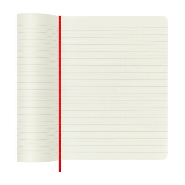 Moleskine® Soft Cover Ruled X-Large Notebook, 9-3/4" x 7-1/2"