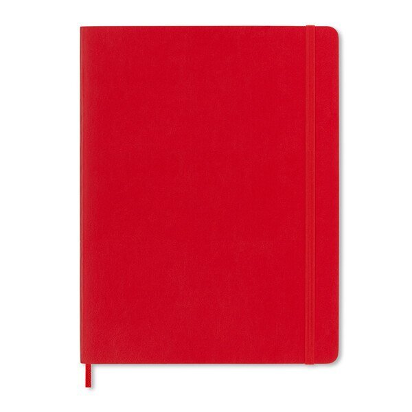 Moleskine® Soft Cover Ruled X-Large Notebook, 9-3/4" x 7-1/2"