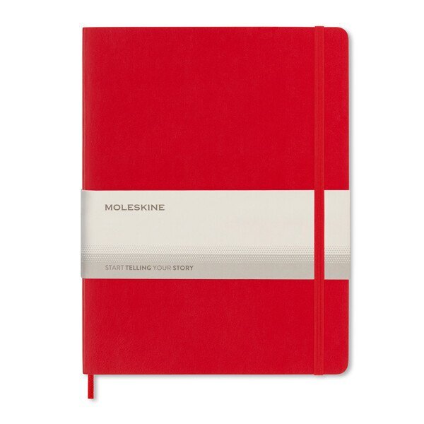 Moleskine® Soft Cover Ruled X-Large Notebook, 9-3/4" x 7-1/2"