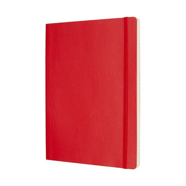 Moleskine® Soft Cover Ruled X-Large Notebook, 9-3/4" x 7-1/2"