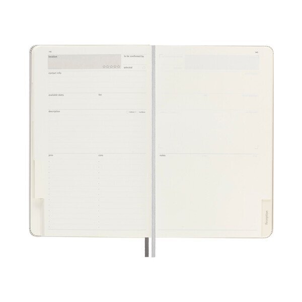 Moleskine® Wedding Passion Journal, 8-1/2" x 5-1/2"