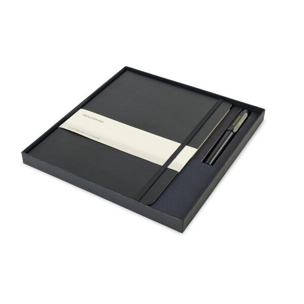 Moleskine® X-Large Notebook & Kaweco Pen Gift Set