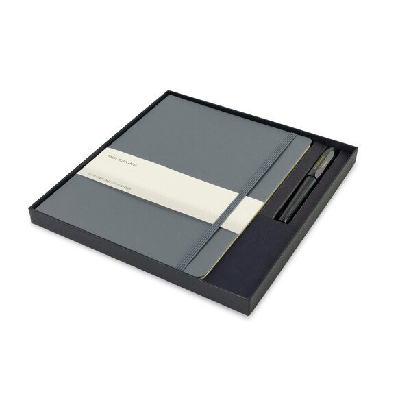 Moleskine® X-Large Notebook & Kaweco Pen Gift Set